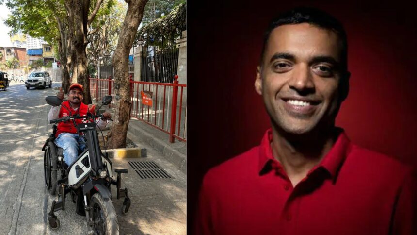 Pic of Specially-Abled Delivery Agent is Viral, Zomato CEO