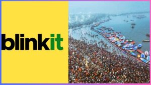 Blinkit opens store at Mahakumbh Mela