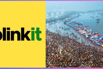 Blinkit opens store at Mahakumbh Mela